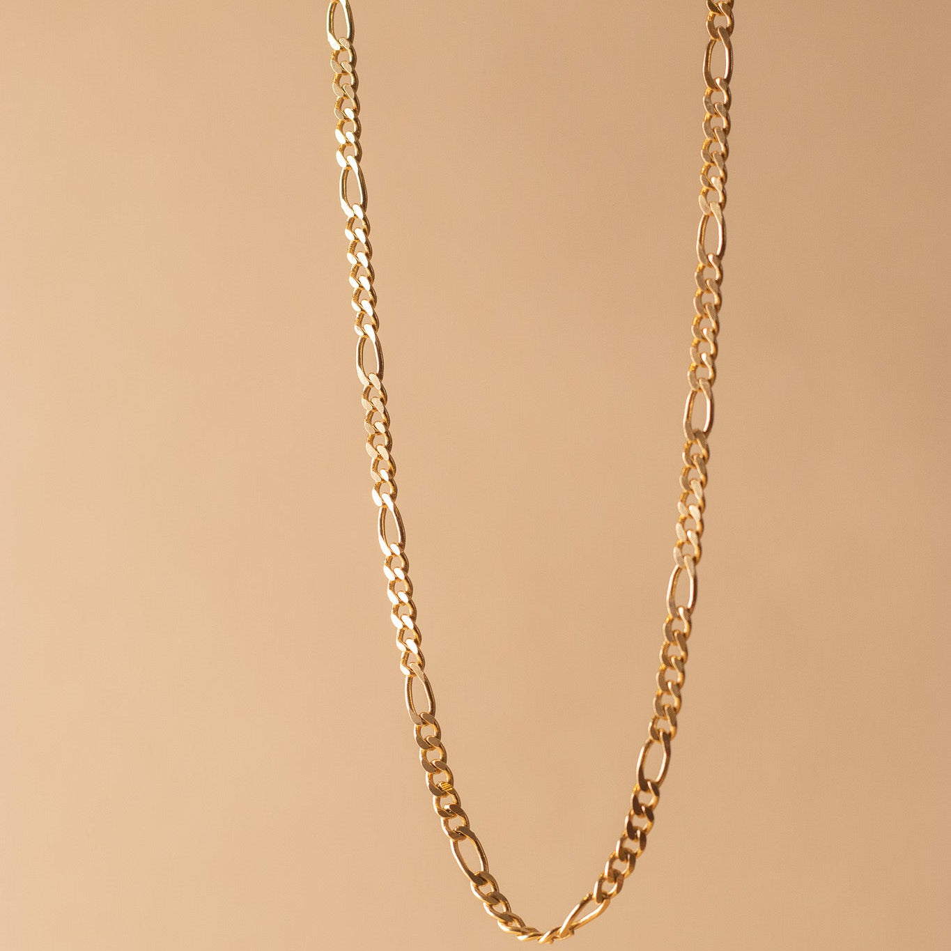 18k Gold Filled Petite Figaro Chain Necklaces