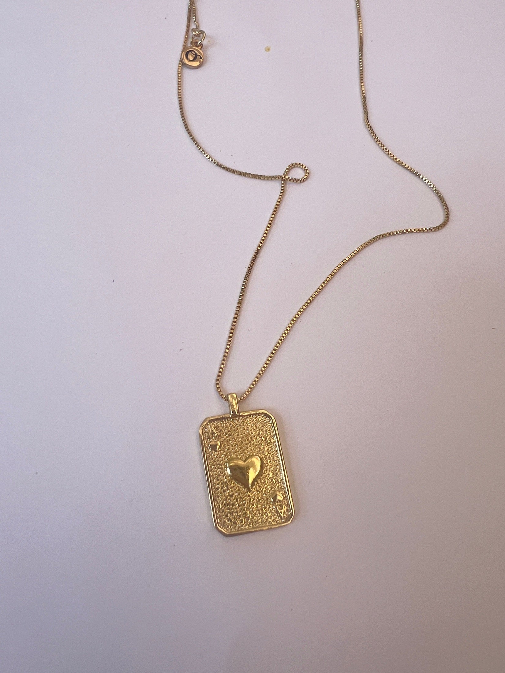 Ace of Hearts Necklace Necklaces