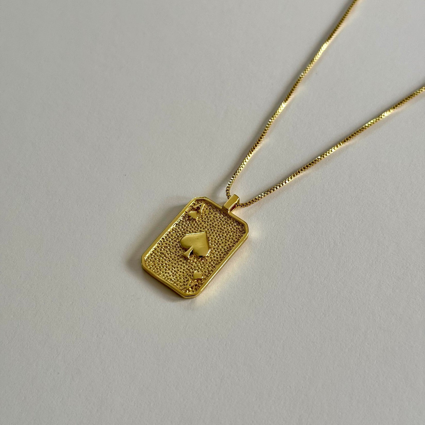 Ace of Spades Necklace Necklaces