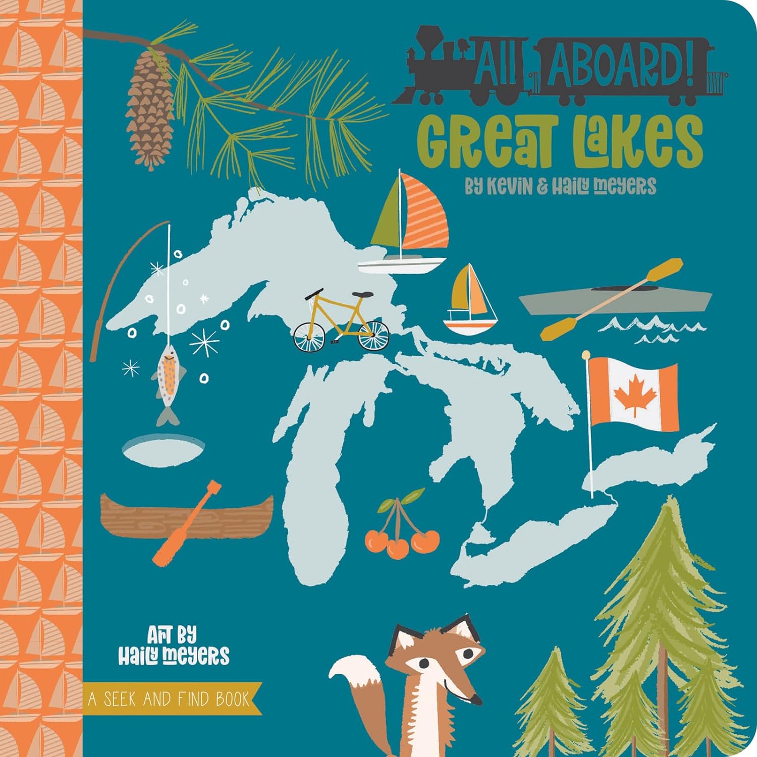All Aboard! Great Lakes: A Seek & Find Book Books