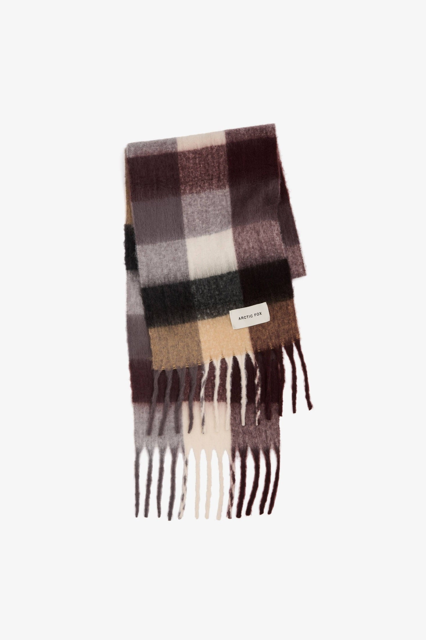 Arctic Fox & Co. - North America - The Reykjavik Scarf - 100% Recycled - Purple/Brown - FW25