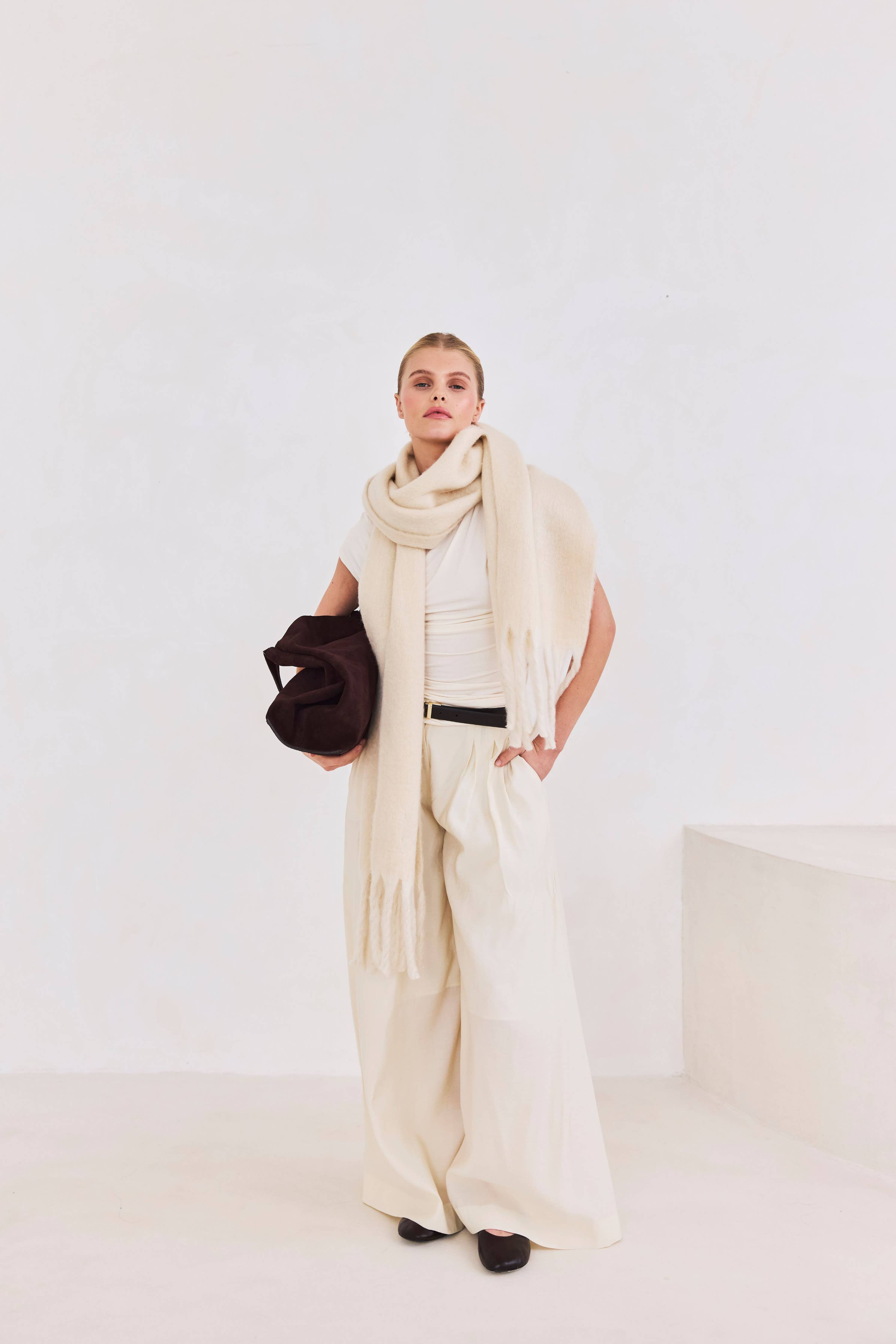 Arctic Fox & Co. - North America - The Reykjavik Scarf - 100% Recycled - Pebble Beige - FW25