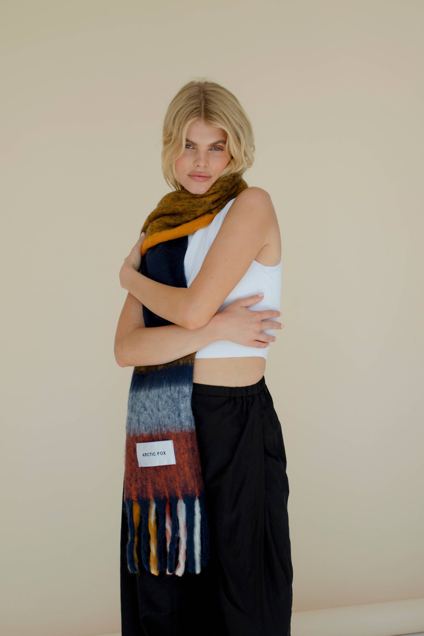 Arctic Fox & Co. - North America - The Stockholm Scarf - 100% Recycled - Midnight Summer - FW25