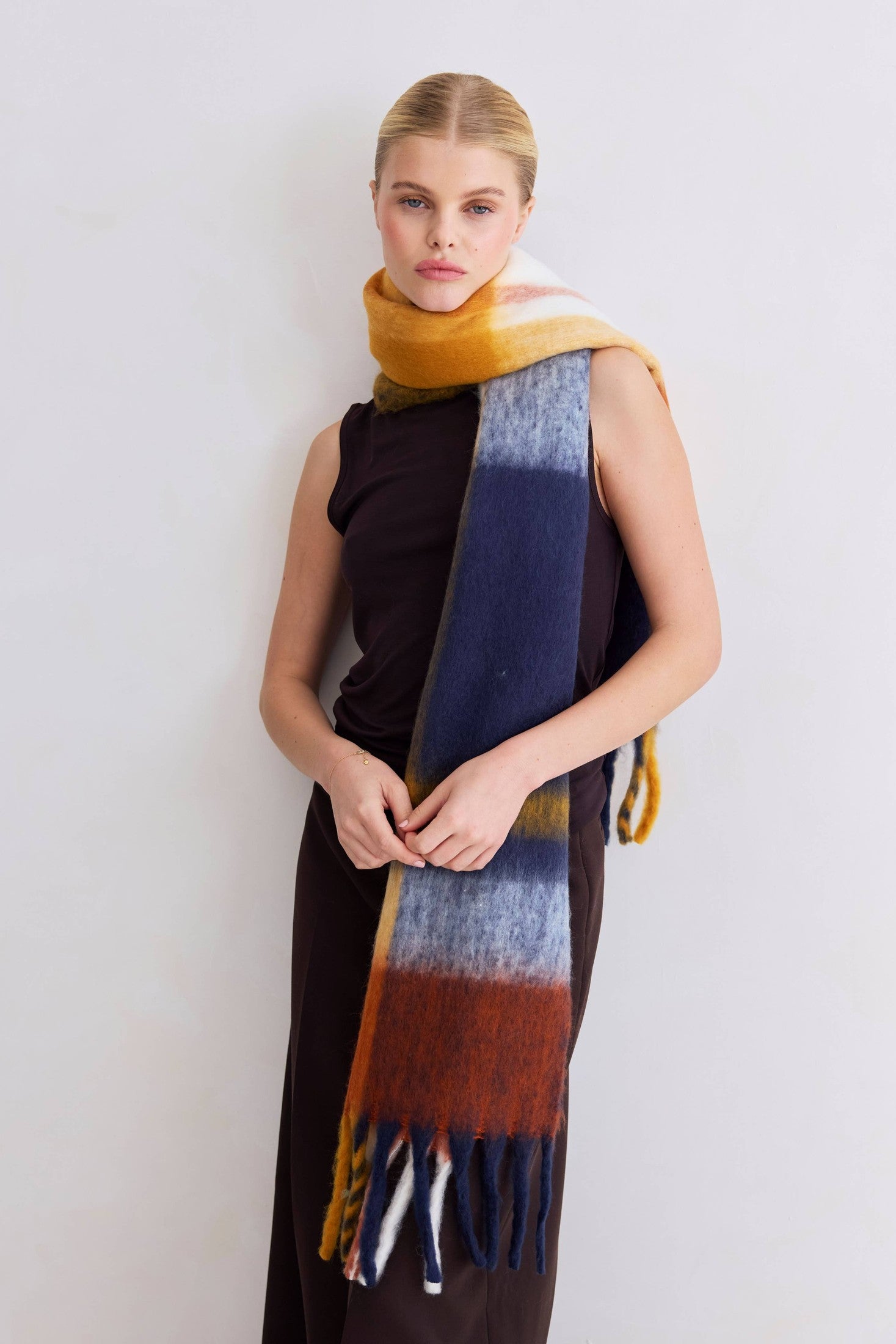 Arctic Fox & Co. - North America - The Stockholm Scarf - 100% Recycled - Midnight Summer - FW25