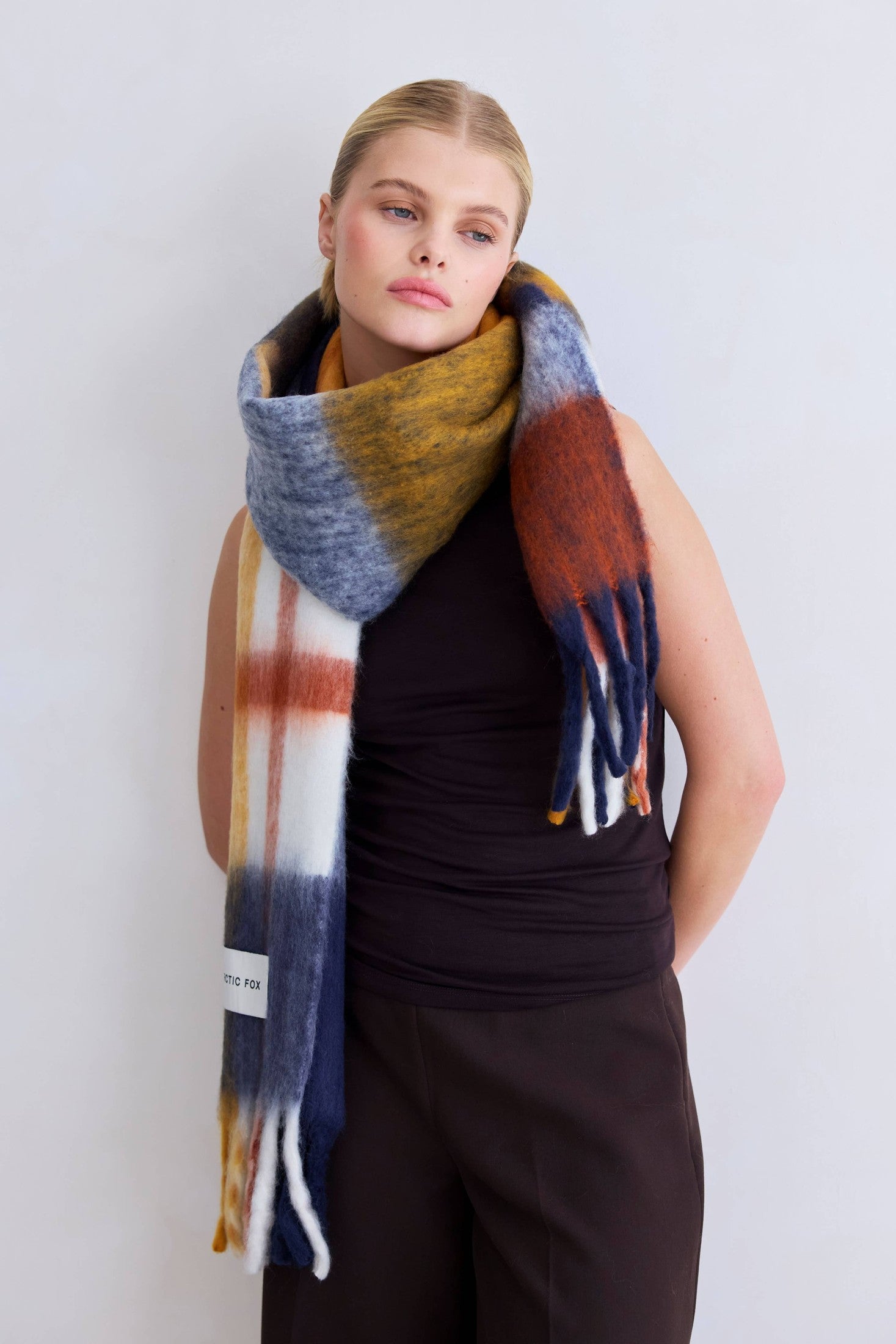 Arctic Fox & Co. - North America - The Stockholm Scarf - 100% Recycled - Midnight Summer - FW25
