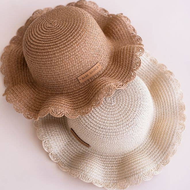 Babe Basics - Straw Hat // Sun Hat // Baby Sun Hat // Beach Hat