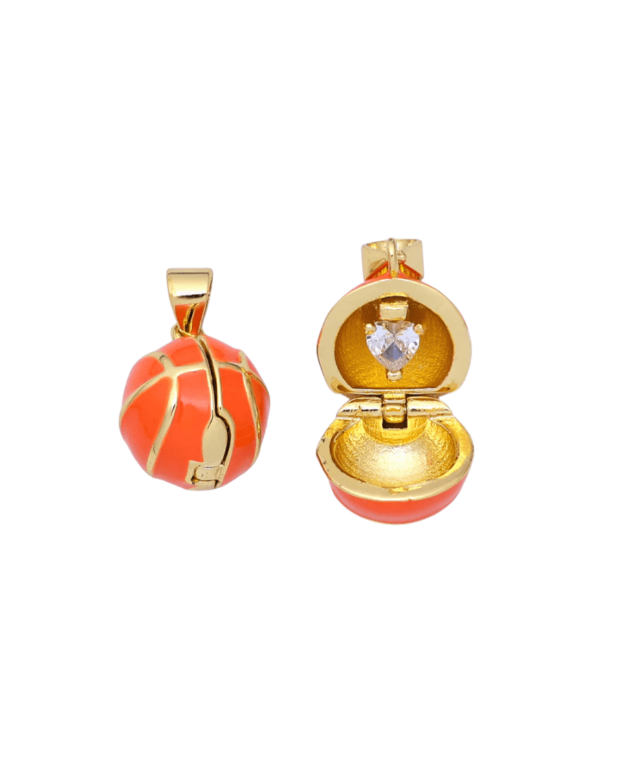 Basketball Locket Charm Charms