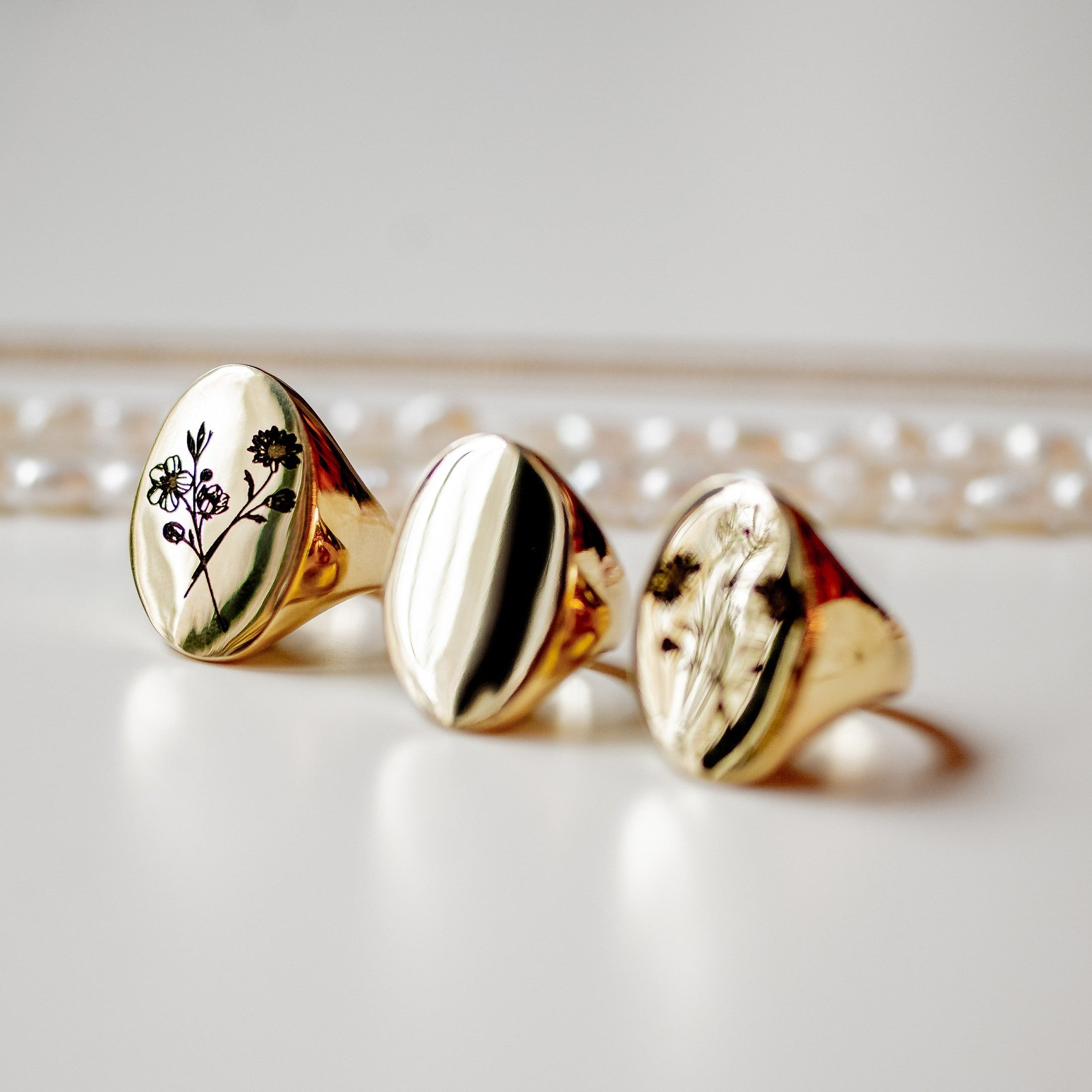 Bloom Signet Ring Muduvadi Rings