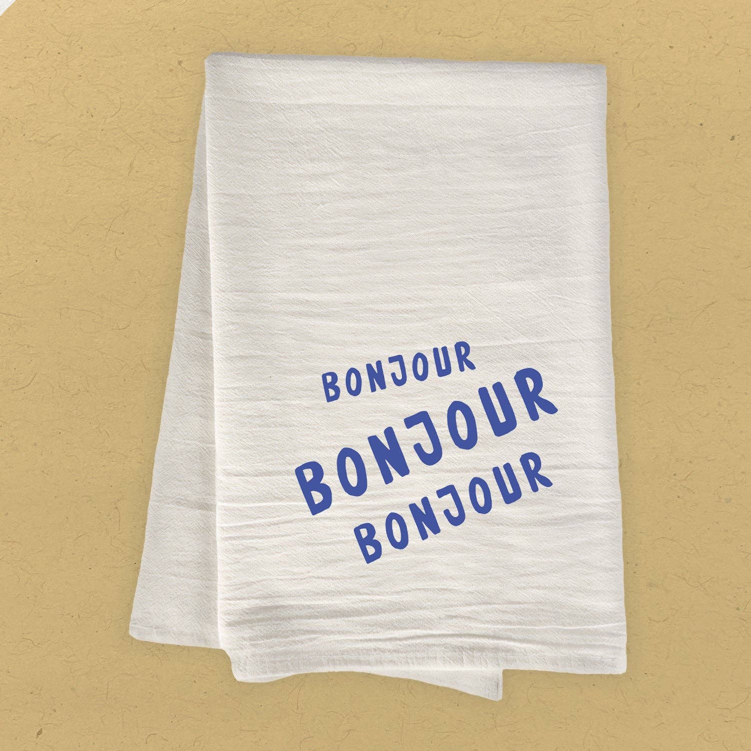 Boheme Bliss - Bonjour Trois - Cotton Tea Towel