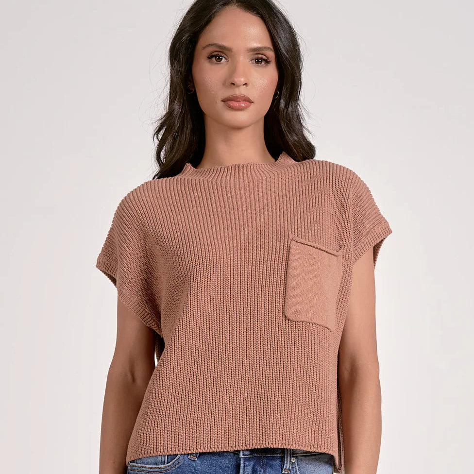 Cap Sleeve Sweater Tops