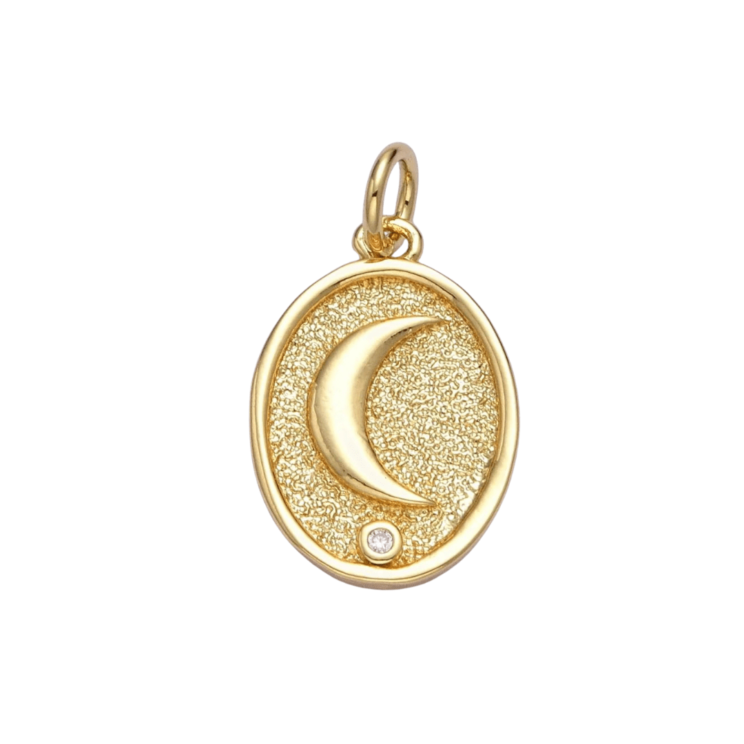 Celestial Crescent Moon Charm Charms