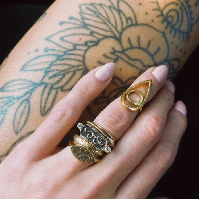 Ceylon - Snake Ring Rings