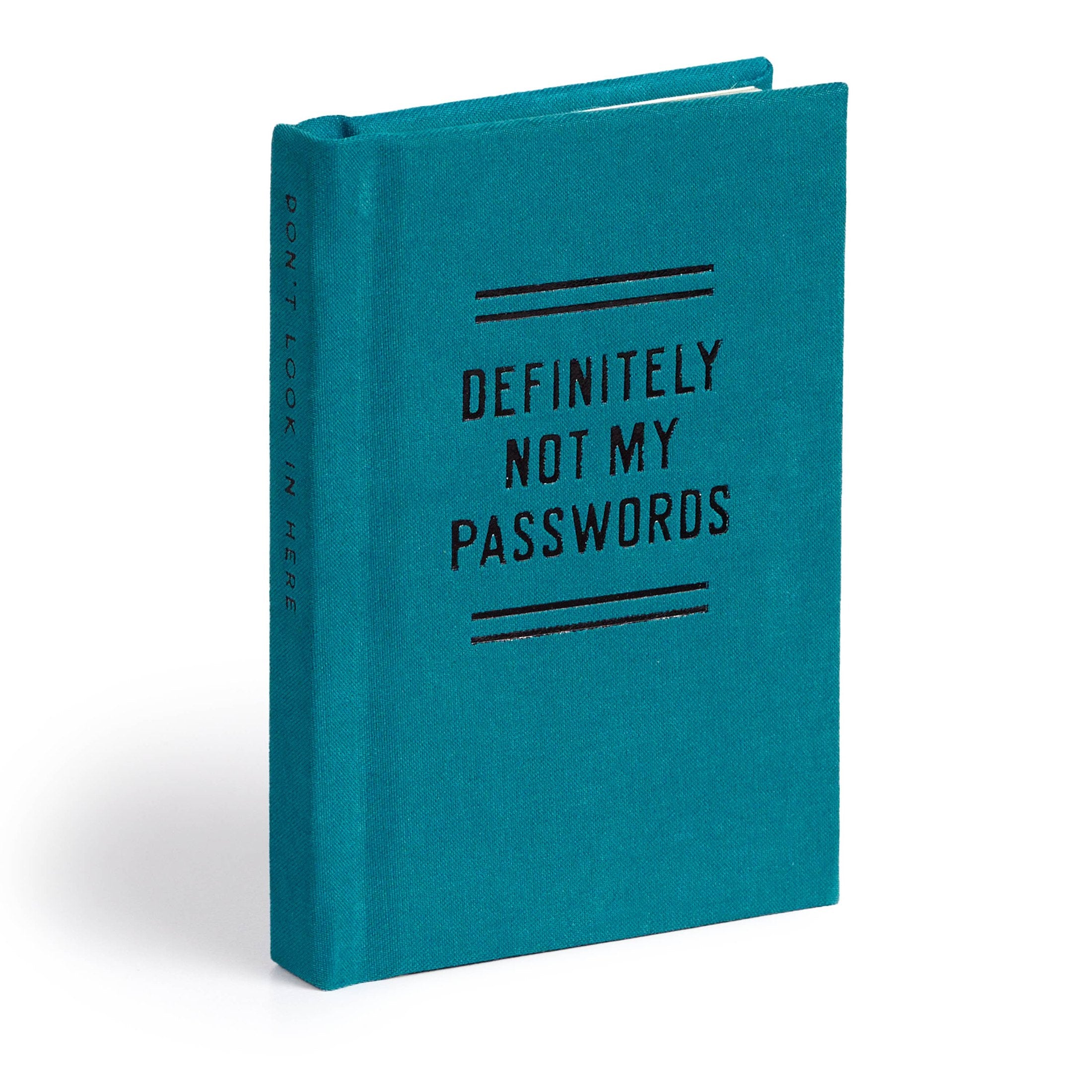 Chronicle Books - Brass Monkey Definitely Not My Passwords - Password Diary