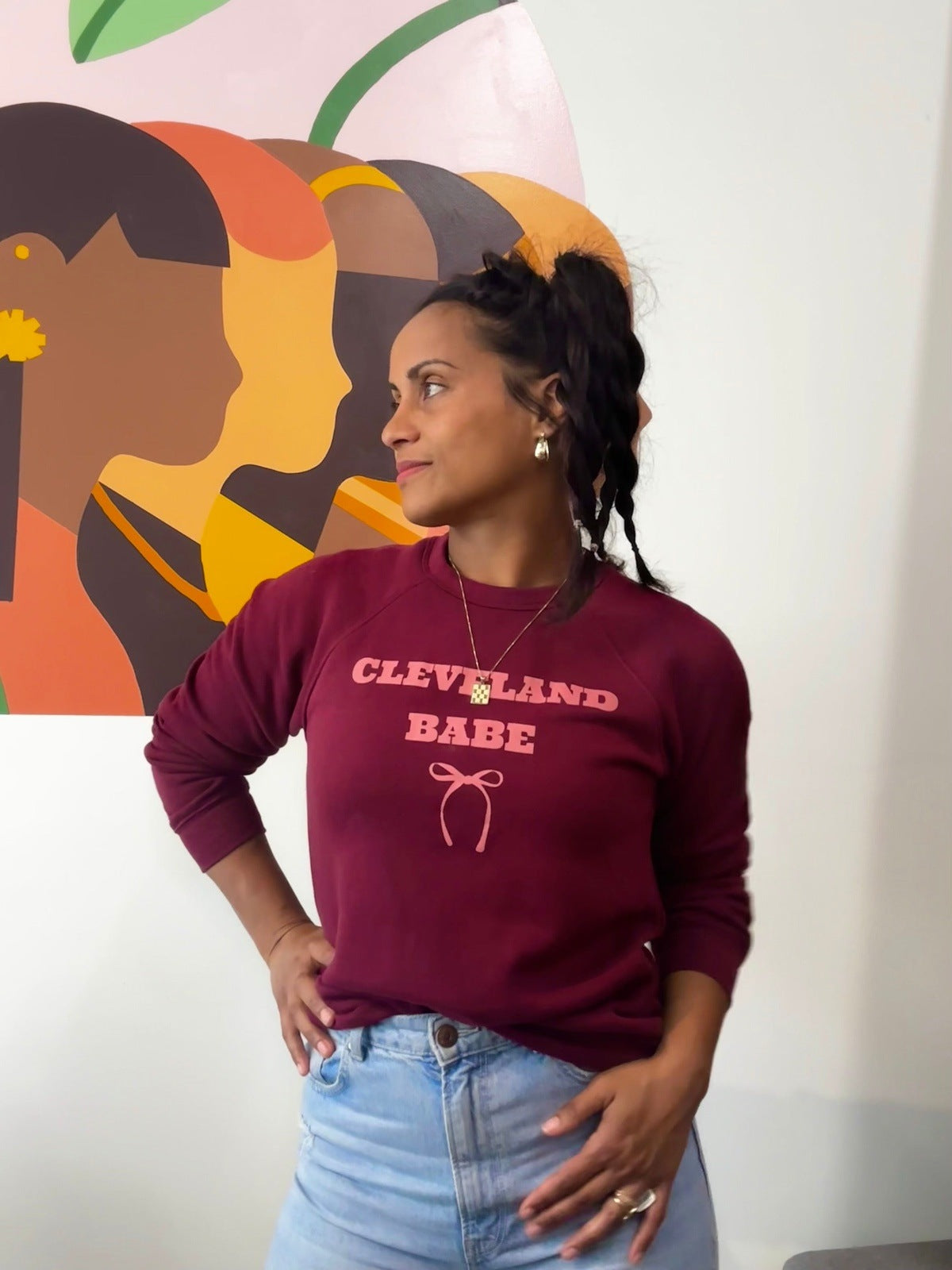 Cleveland Babe Coquette Sweatshirt Sweatshirts