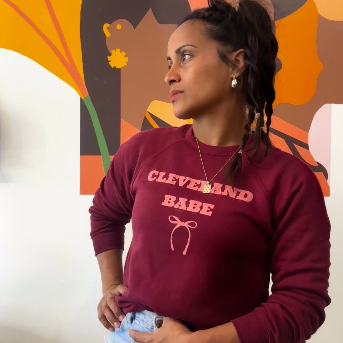 Cleveland Babe Coquette Sweatshirt Sweatshirts