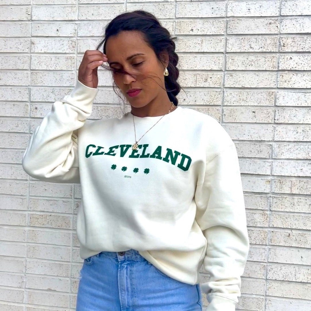 Cleveland St. Patrick's Day Crewneck Sweatshirts