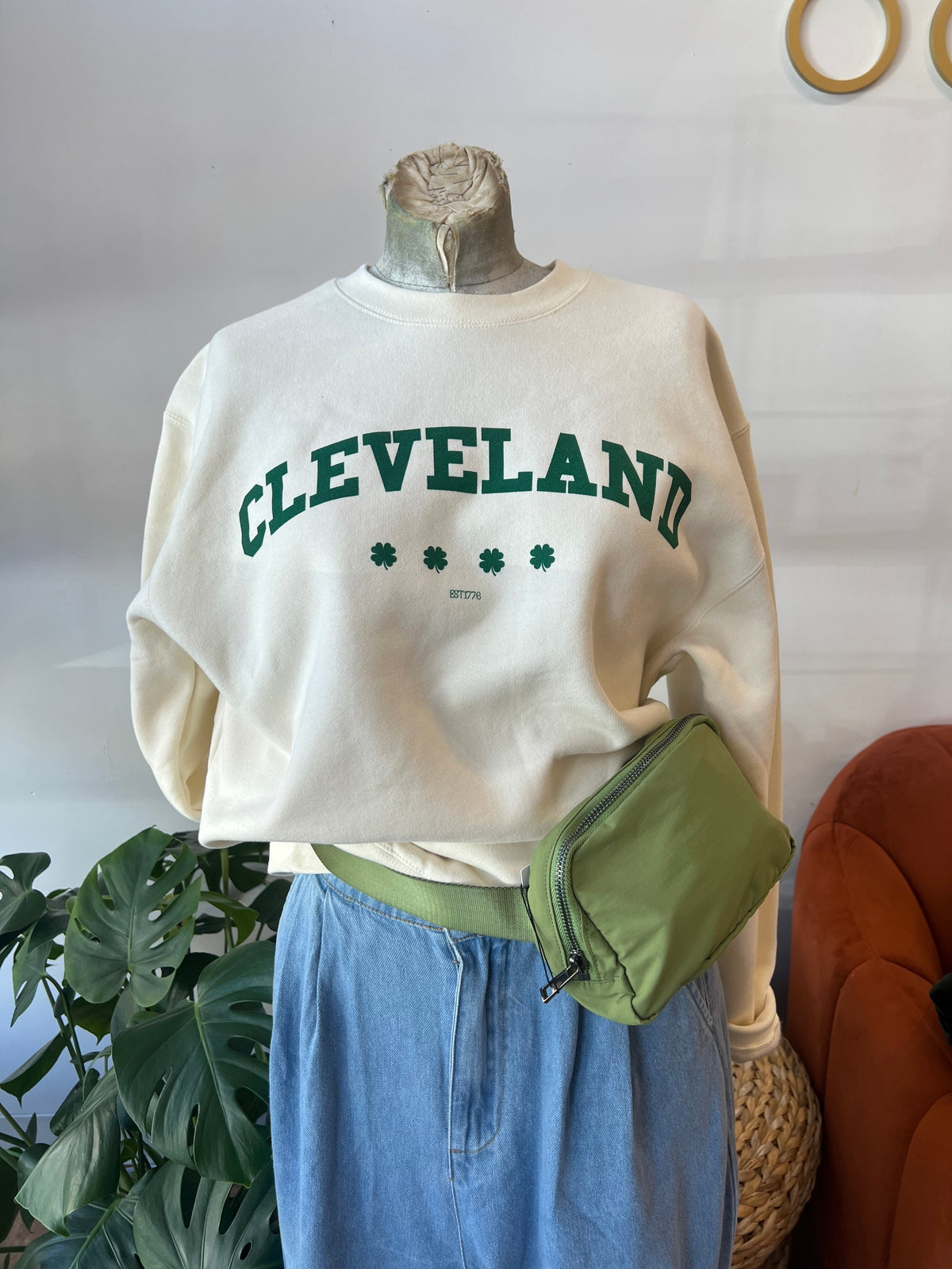 Cleveland St. Patrick's Day Crewneck Sweatshirts