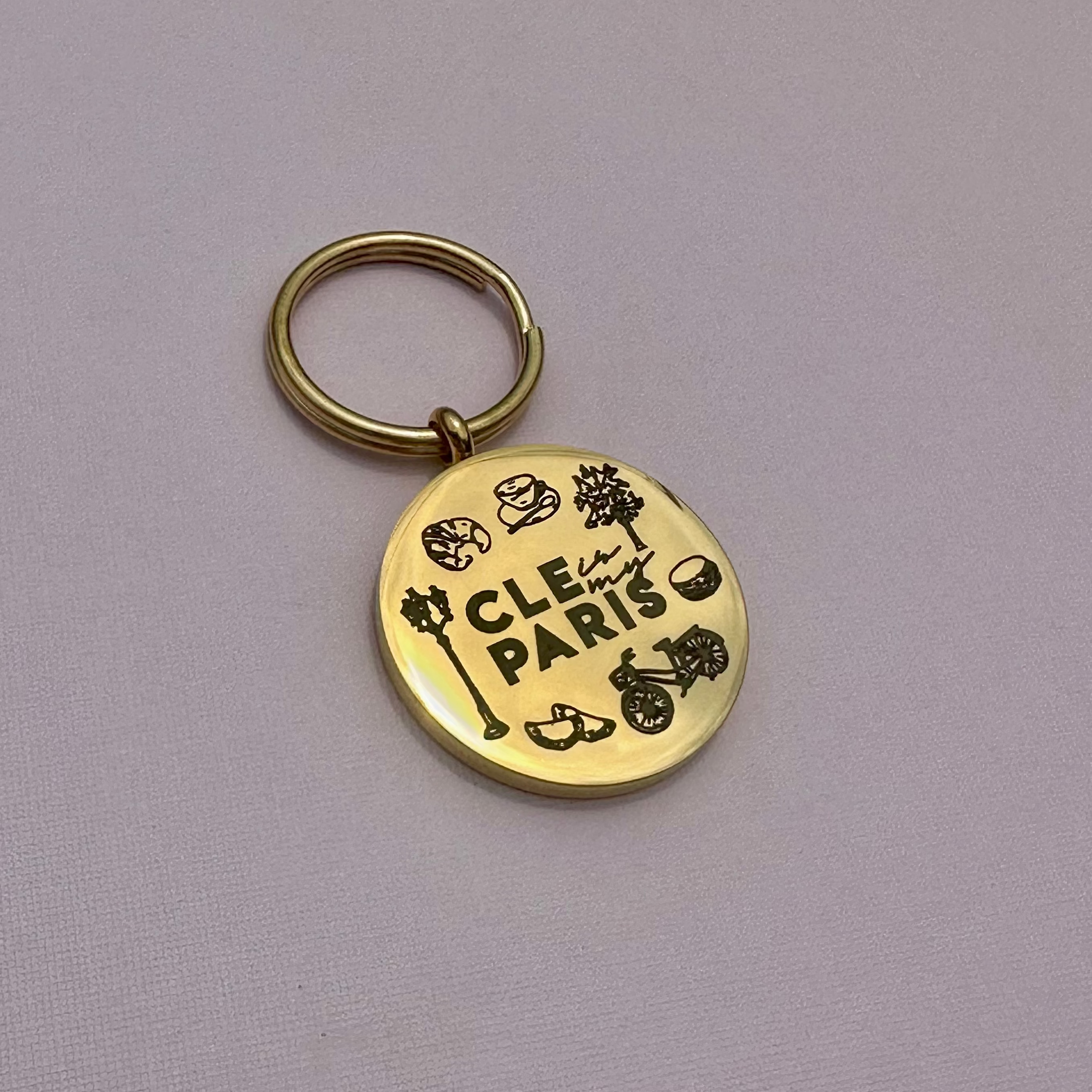 Cleveland is my Paris Tag Keychains