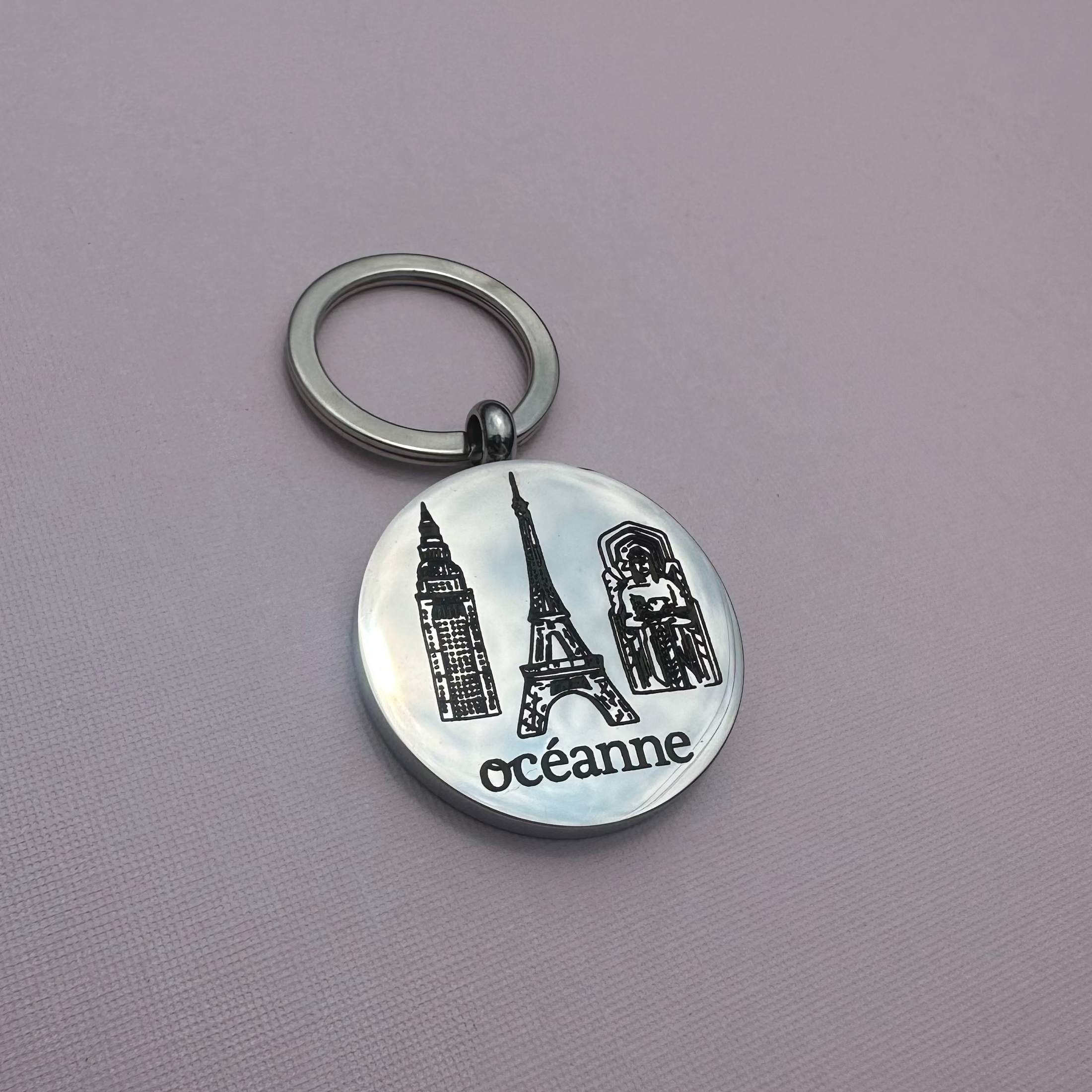 Cleveland is my Paris Tag Keychains
