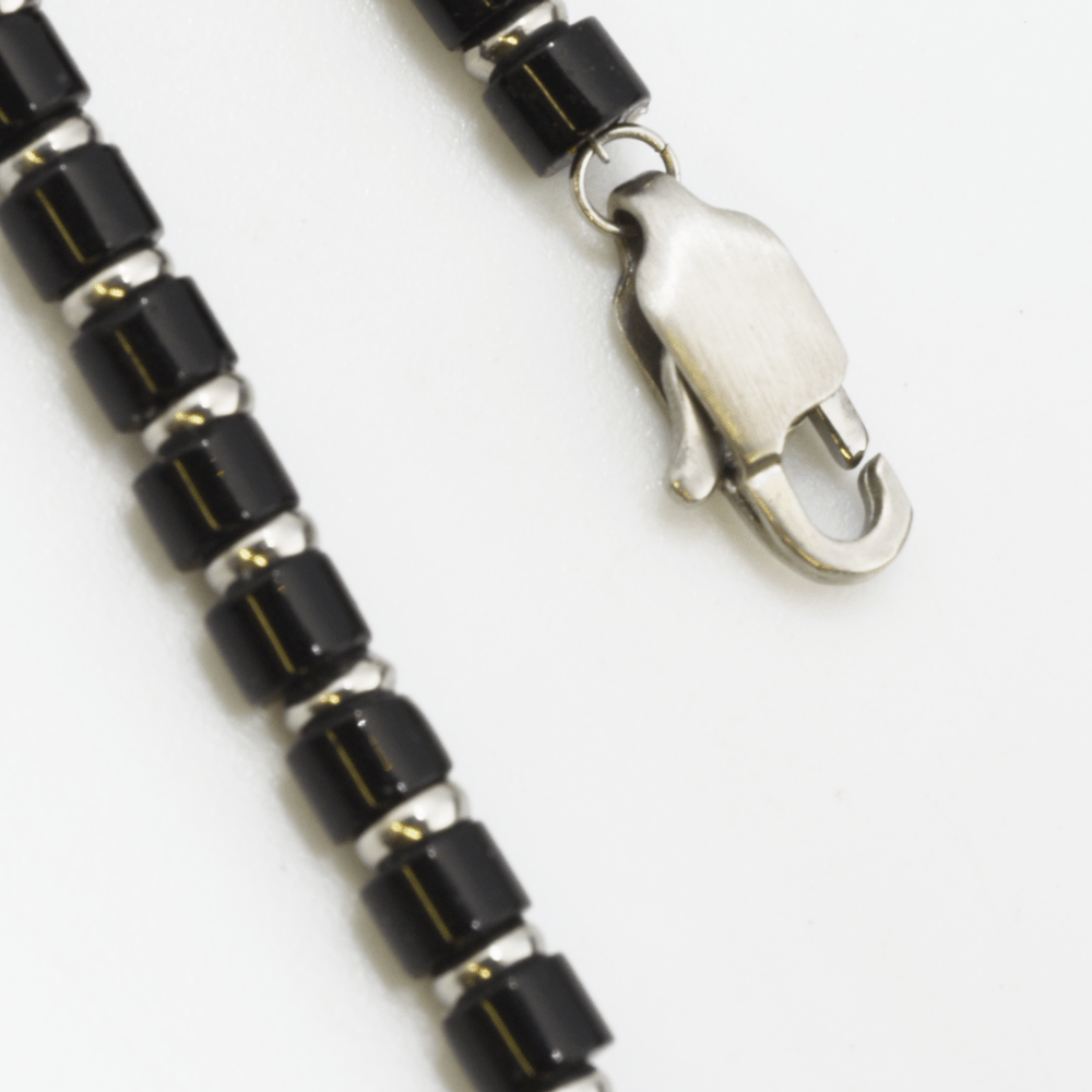 Curated Basics - 3mm Onyx Beaded Bracelet