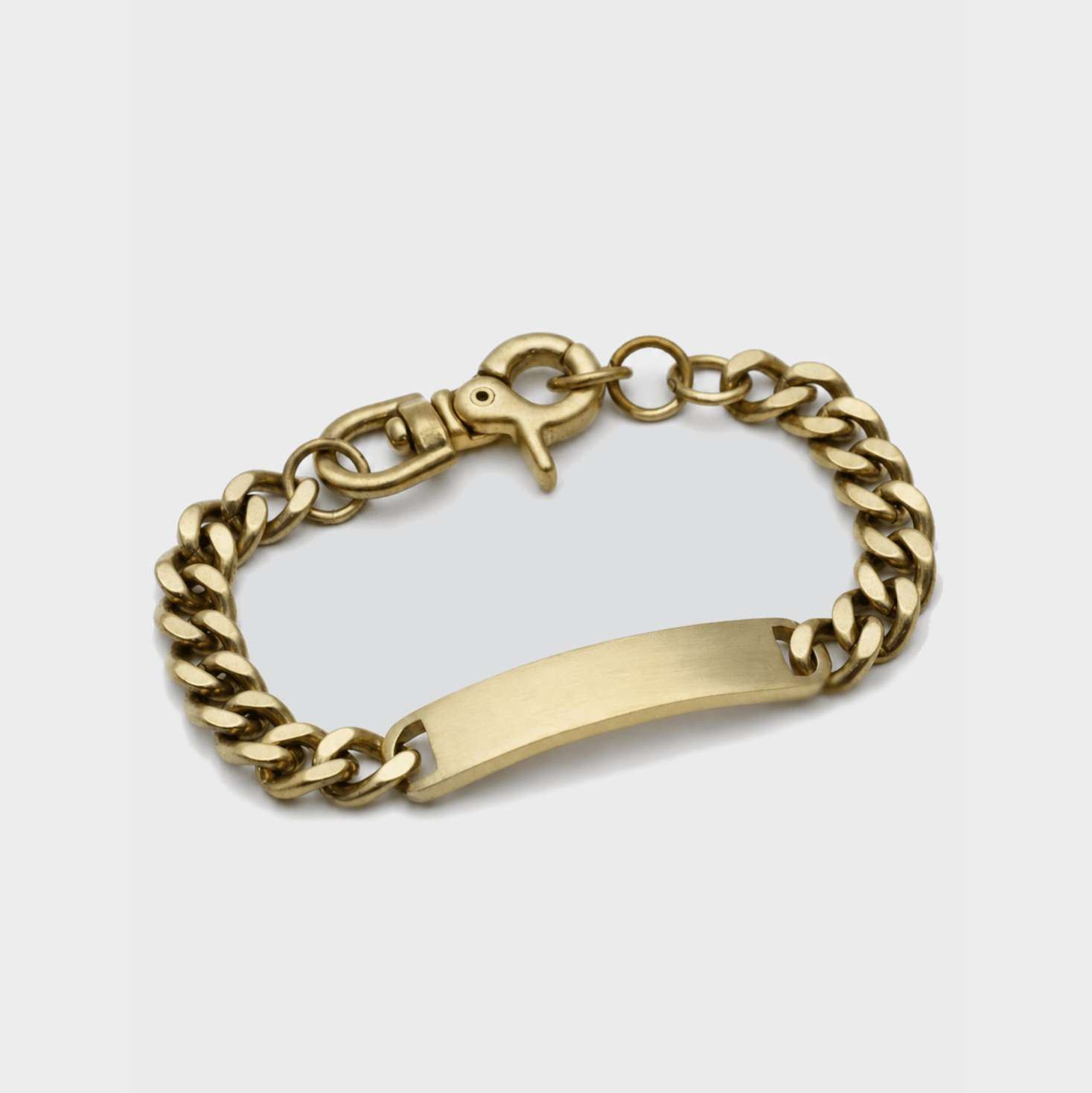 Curated Basics - Nameplate Chain Bracelet