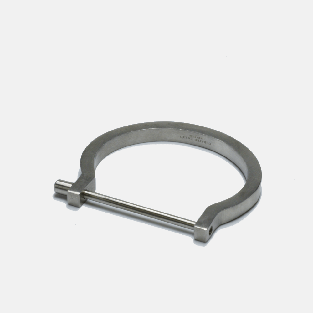 Curated Basics - Steel Screw Cuff: 6in