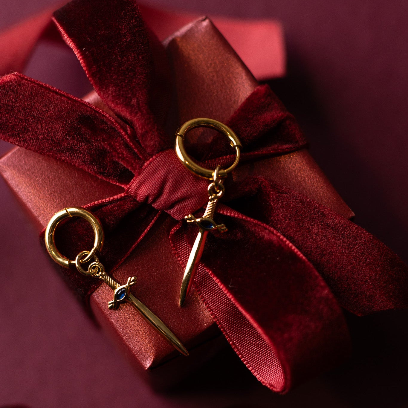 Dagger Hoops Earrings