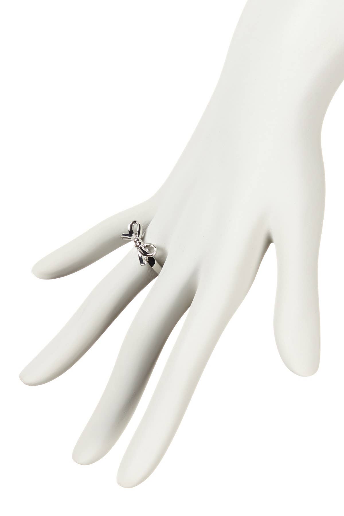 Dainty Bow Ring - Silver Rings