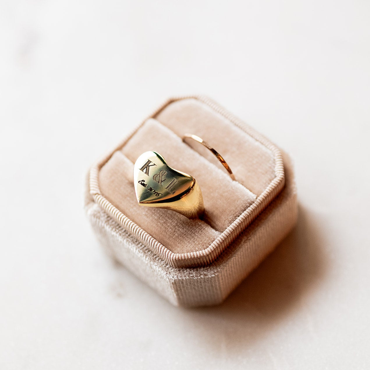 Engraved Verona Signet Rings