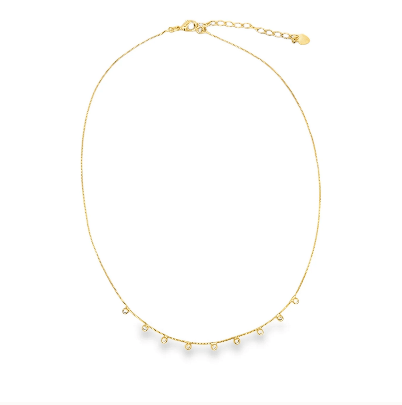 Estelle Necklace – Dainty Diamond Necklace Necklaces