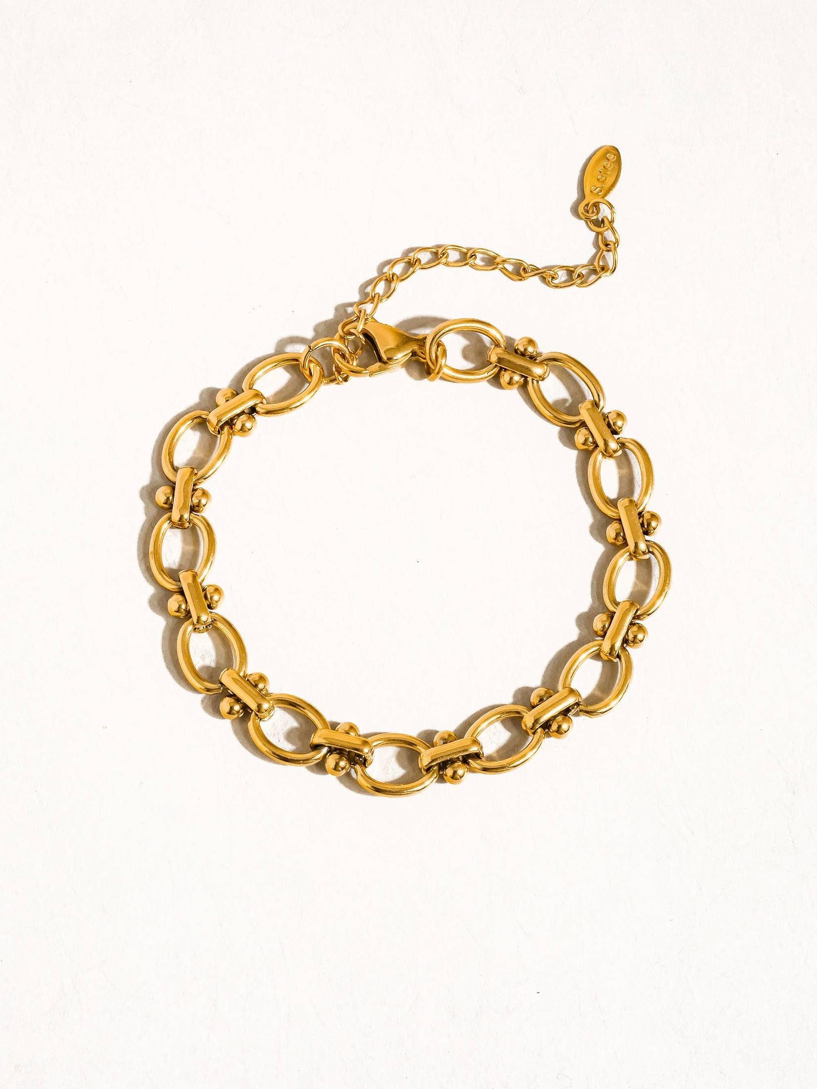 Flânerie by MAIQ - Dawson 18K Gold Non-Tarnish Braided Chain Bracelet