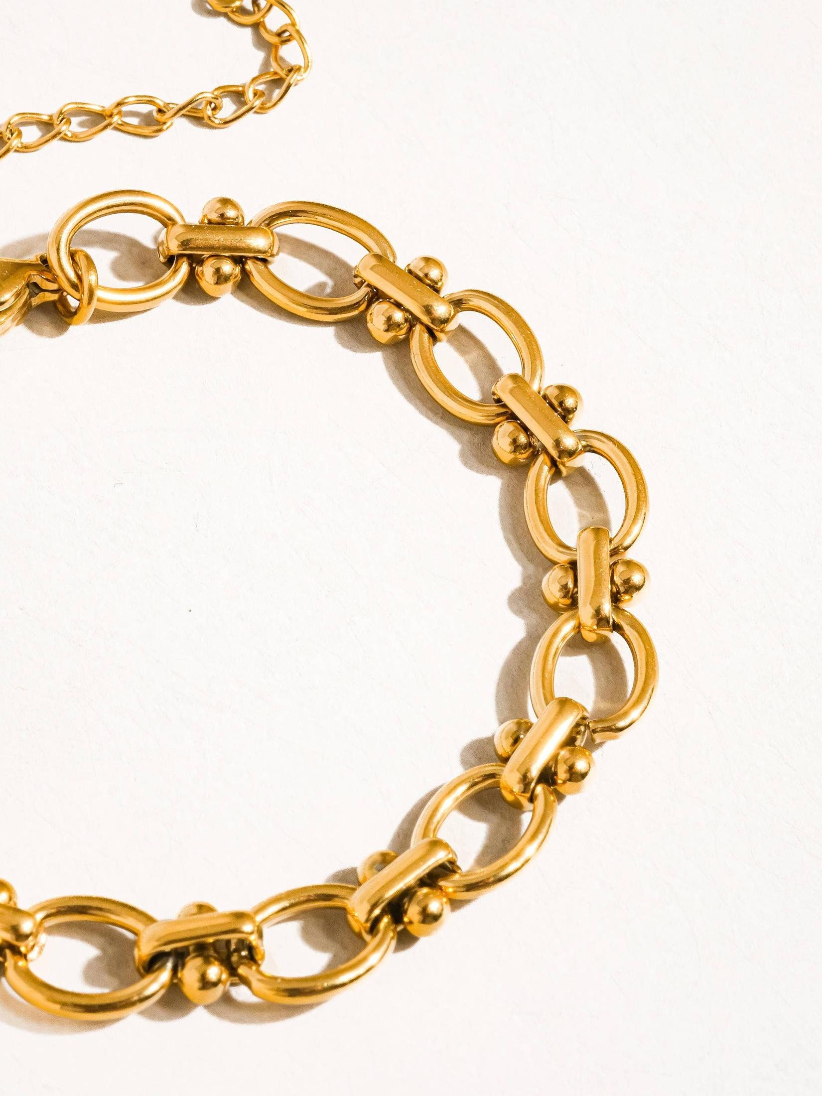 Flânerie by MAIQ - Dawson 18K Gold Non-Tarnish Braided Chain Bracelet