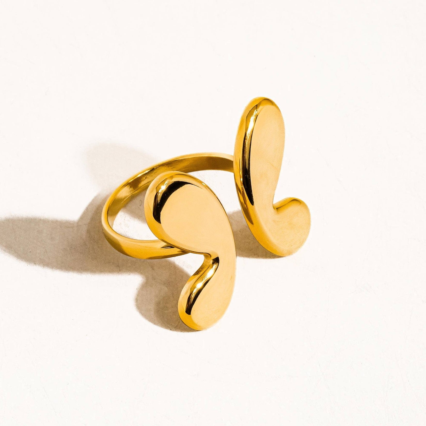 Flânerie by MAIQ - Indie 18K Gold Non-Tarnish Butterfly Ring
