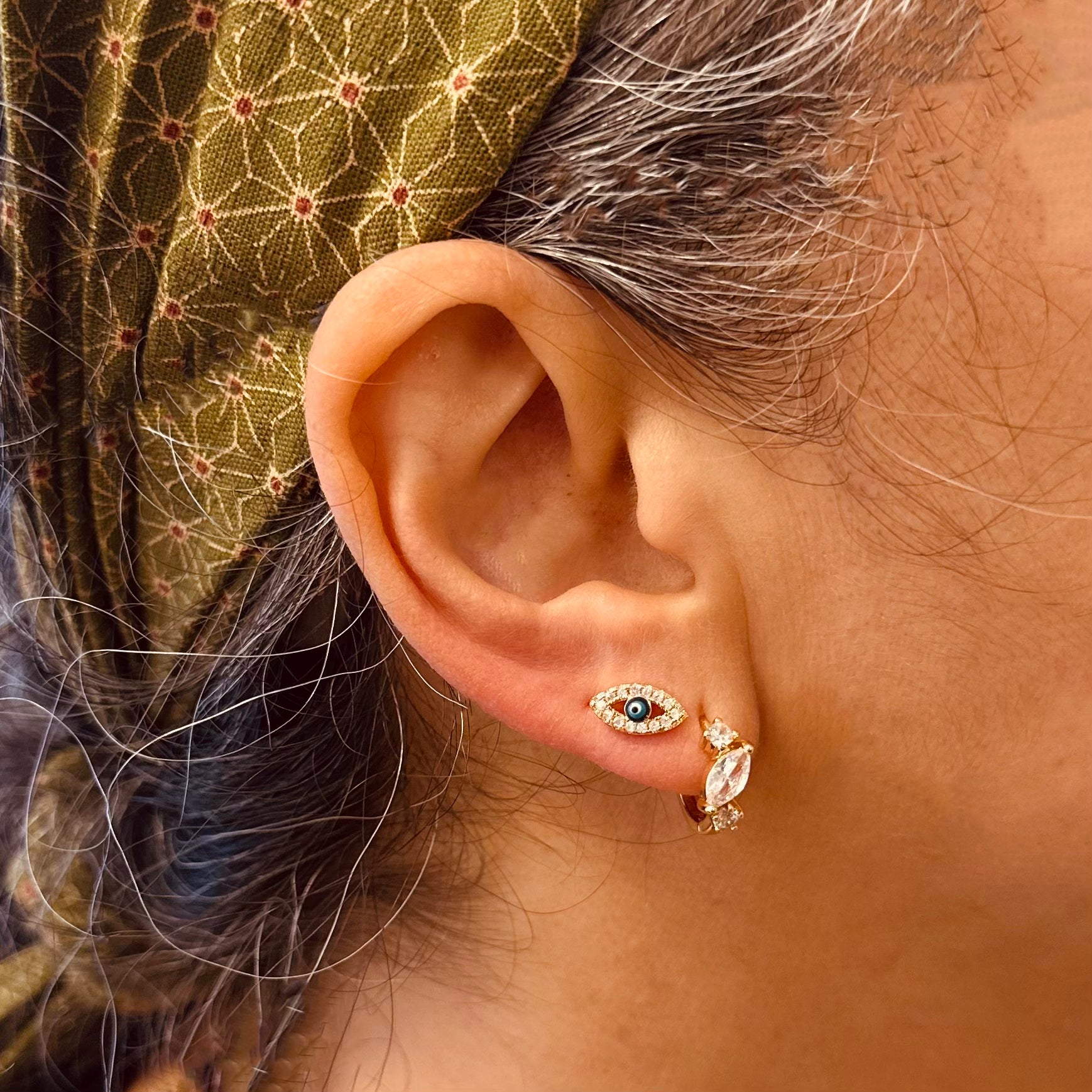 Flora Huggies Earrings