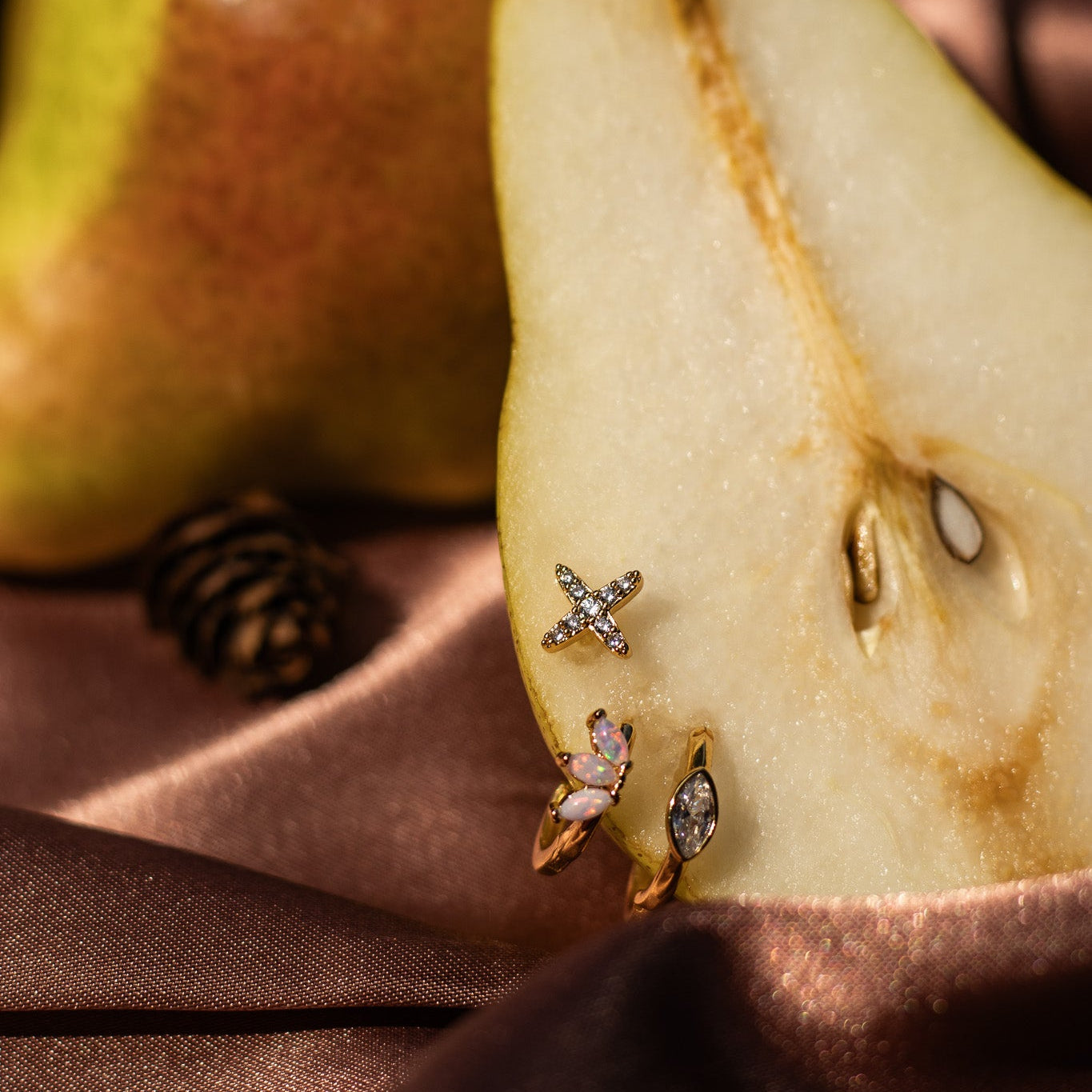 Flora Huggies Earrings