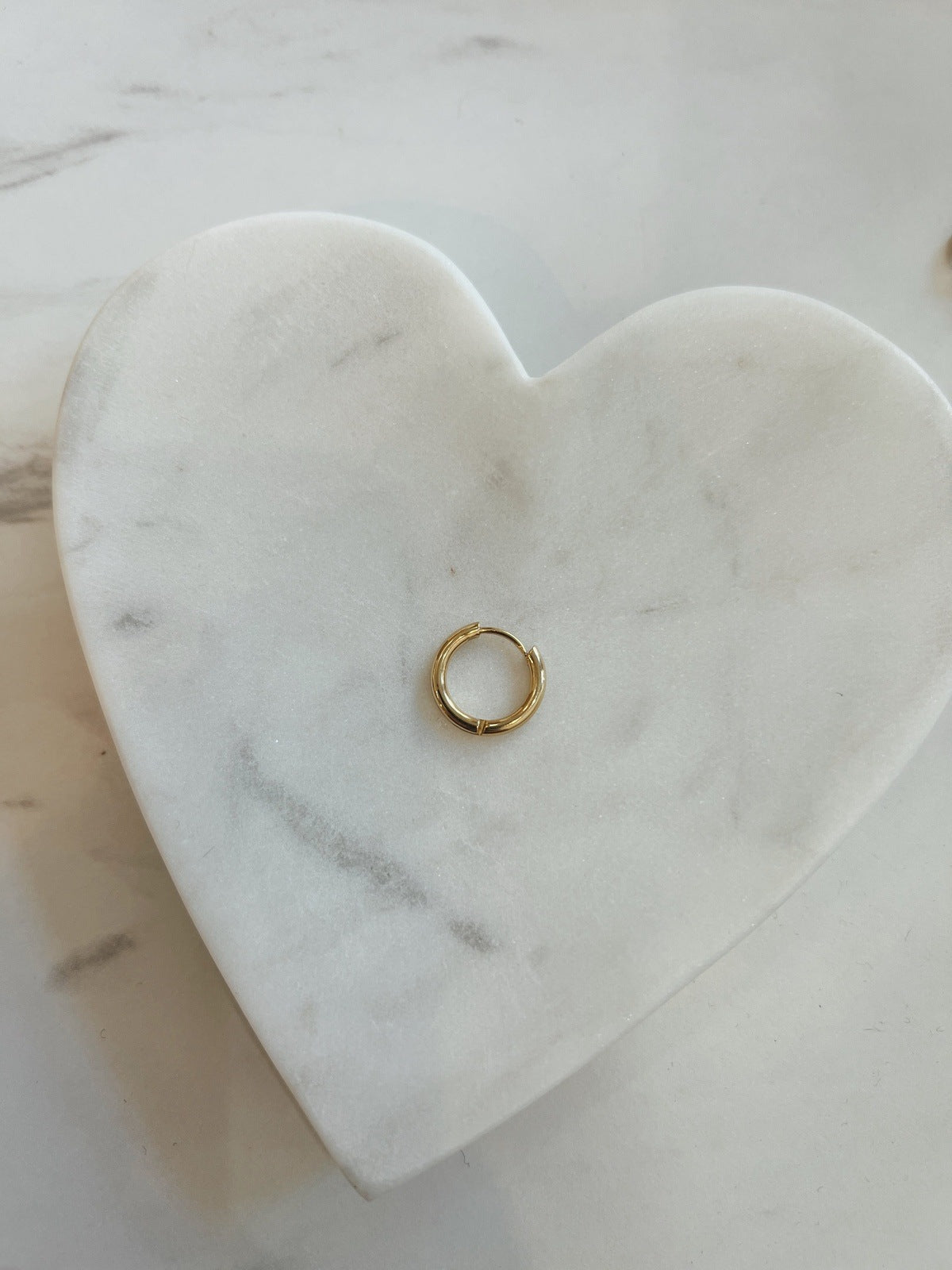 Gemstone Charm Hoops Earrings