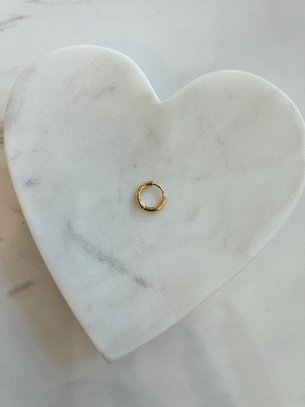 Gemstone Charm Hoops Earrings