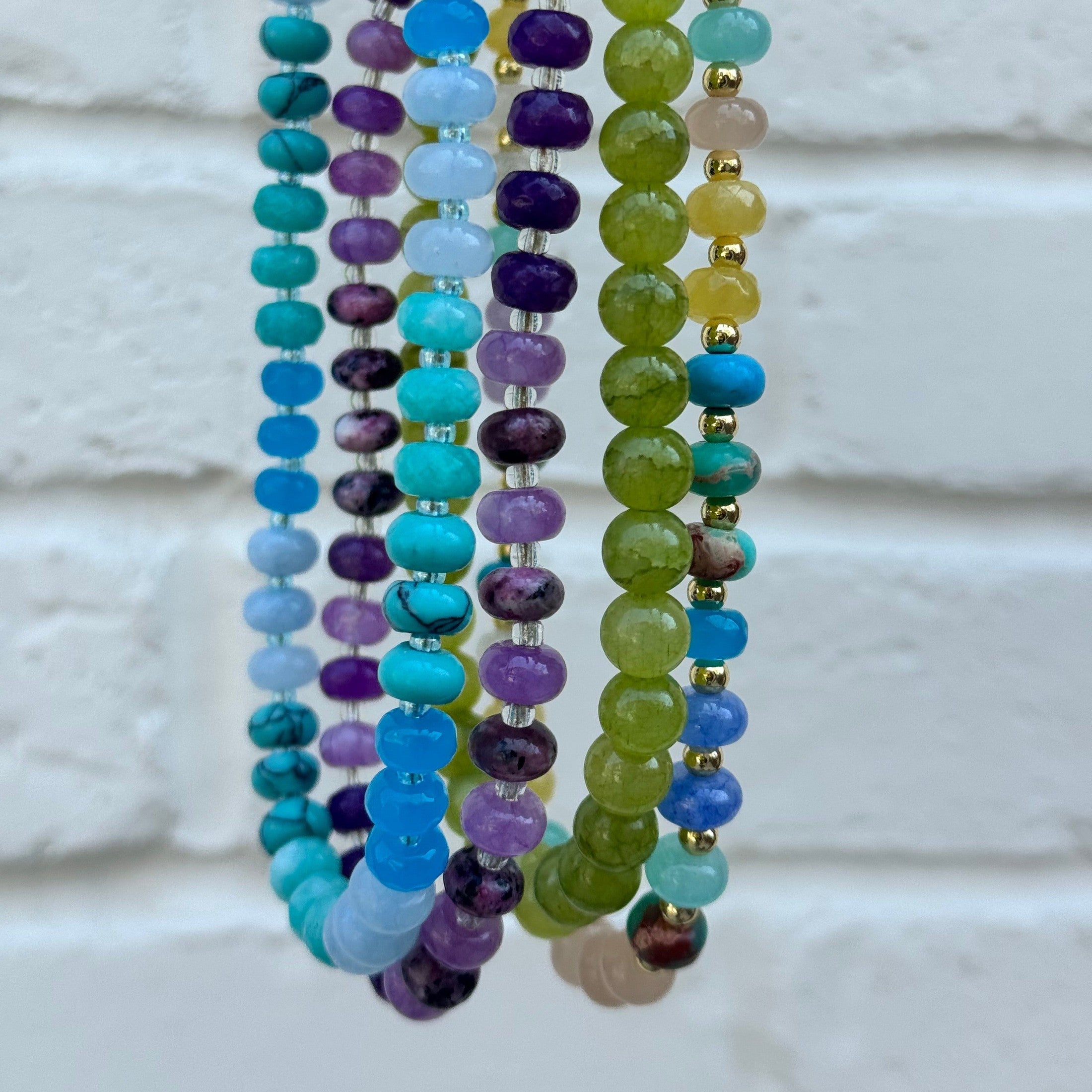 Glass Beaded Necklace Necklaces