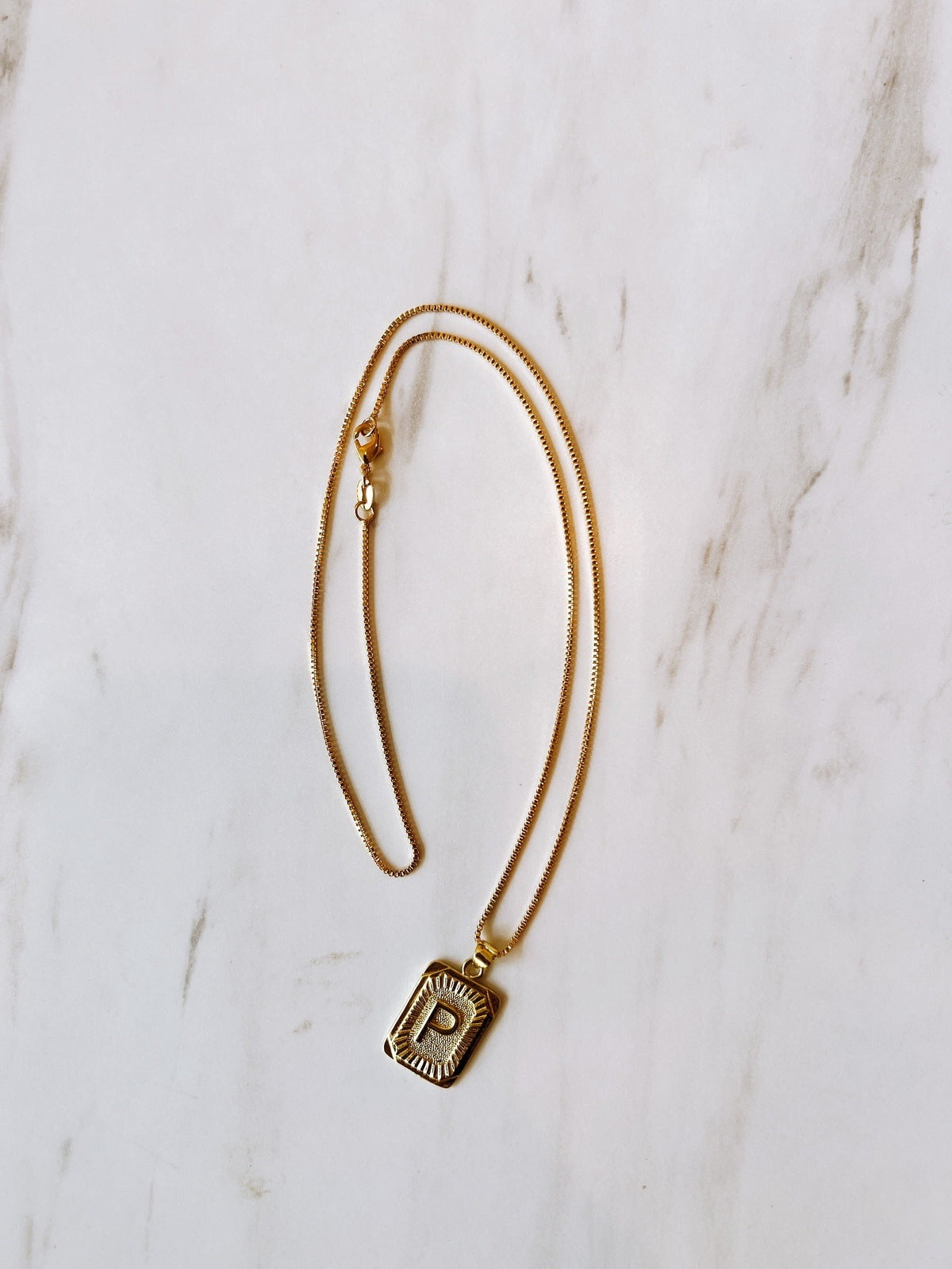 Gold Filled Initial Tag Charms Charms