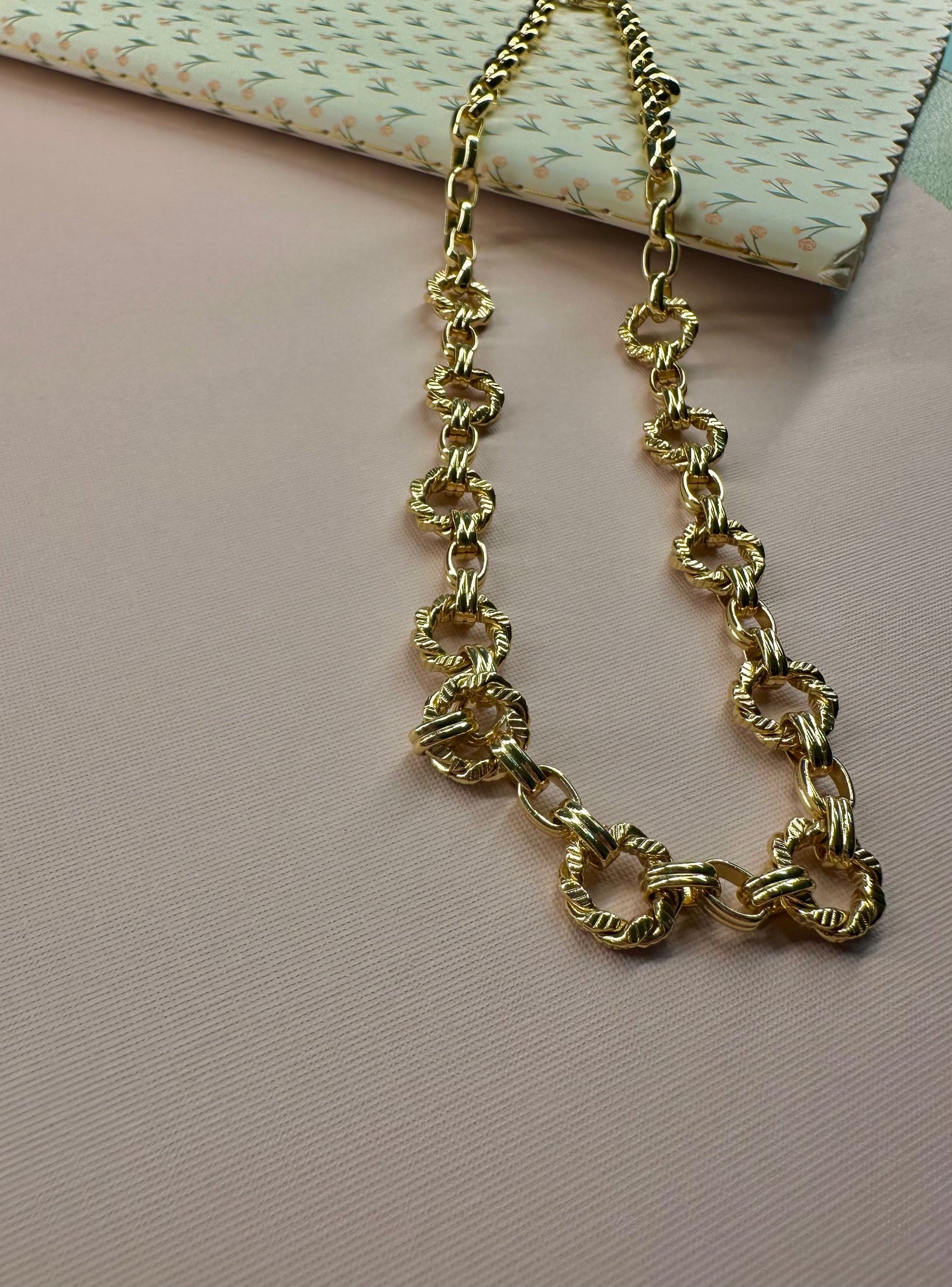 Gold Twist Necklace Necklaces