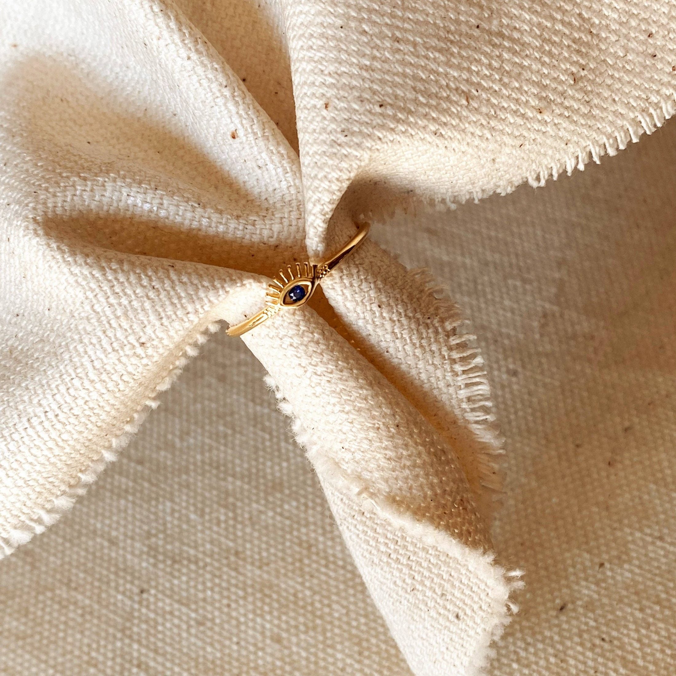 GoldFi - 18k Gold Filled Evil Eye Ring