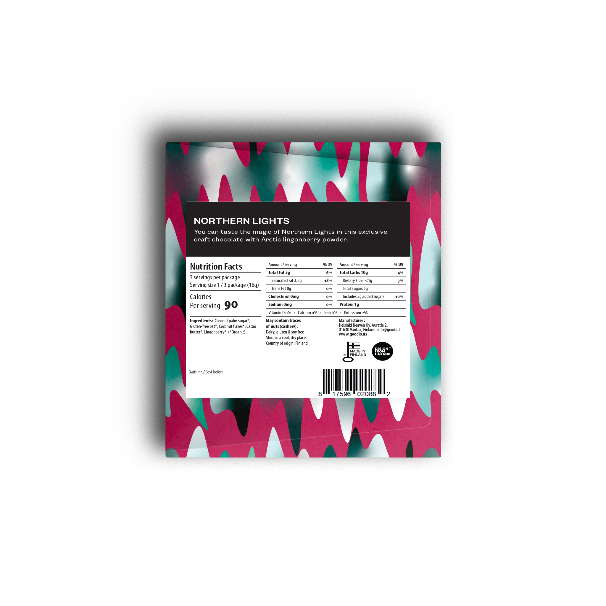 Goodio USA - Northern Lights chocolate