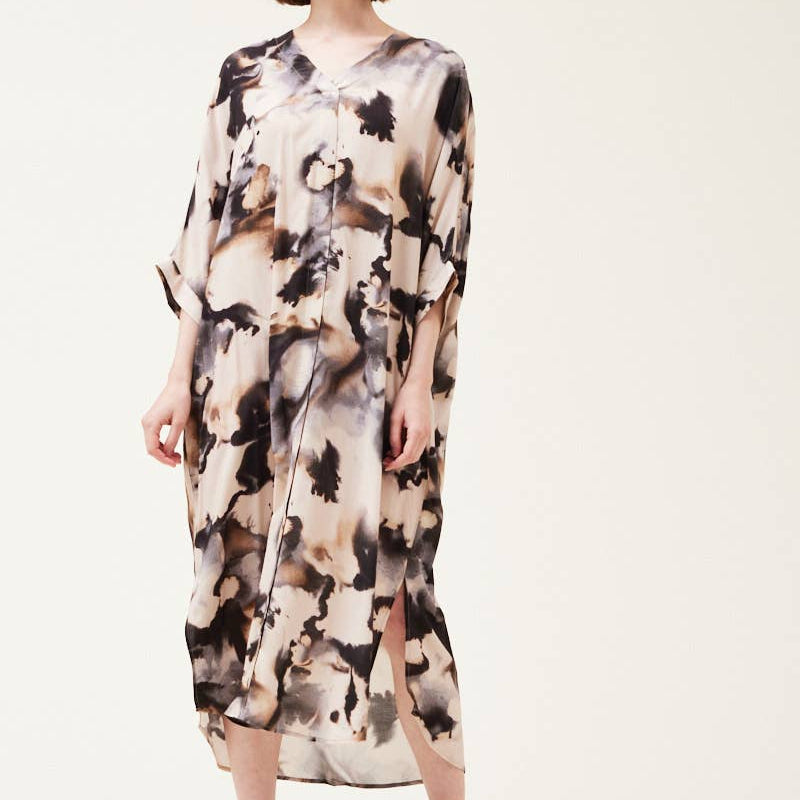 Grade & Gather - 61021RV - SWIRL PRINT CAFTAN