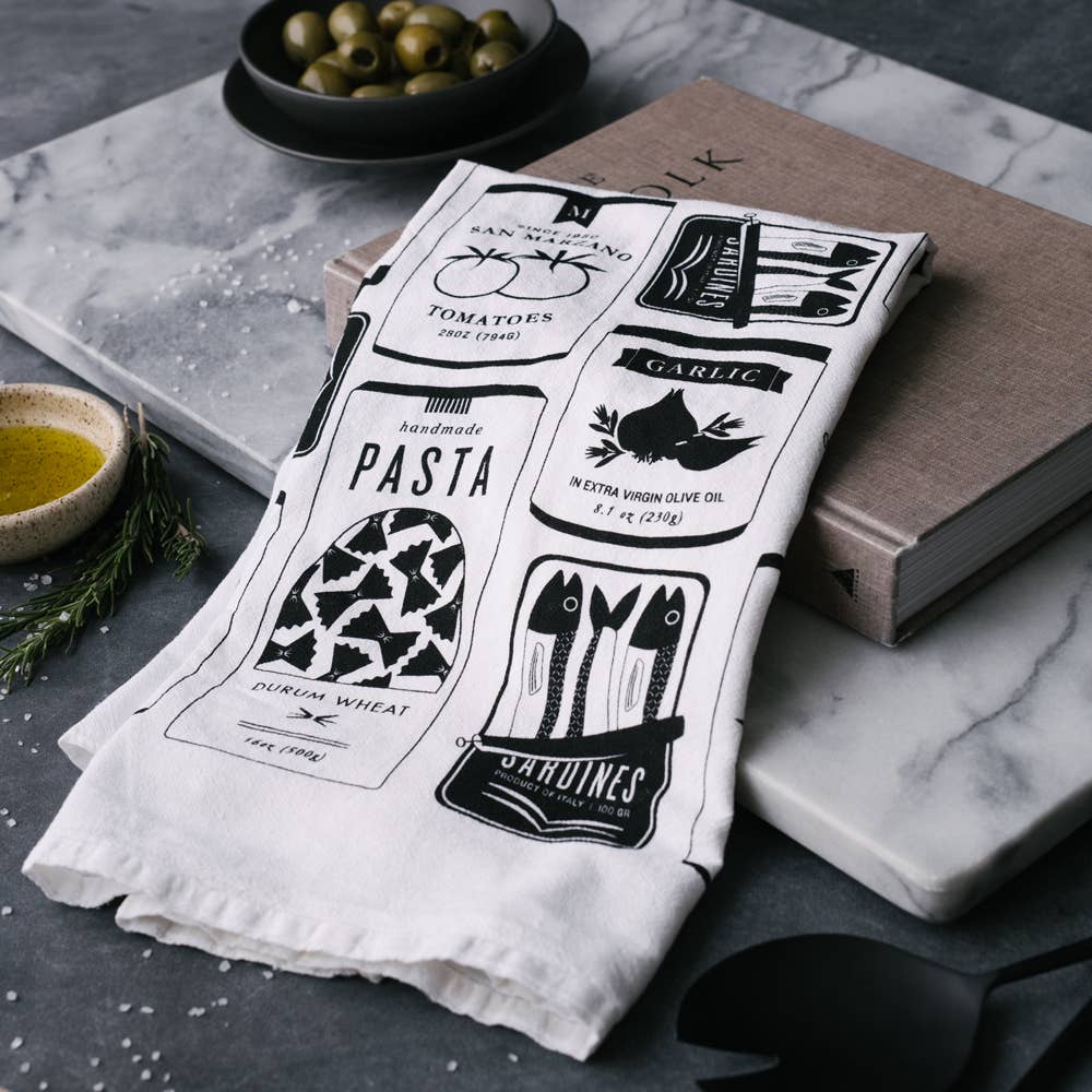 HAZELMADE - Italian Market Tea Towel / Kitchen Decor / Midwest Made