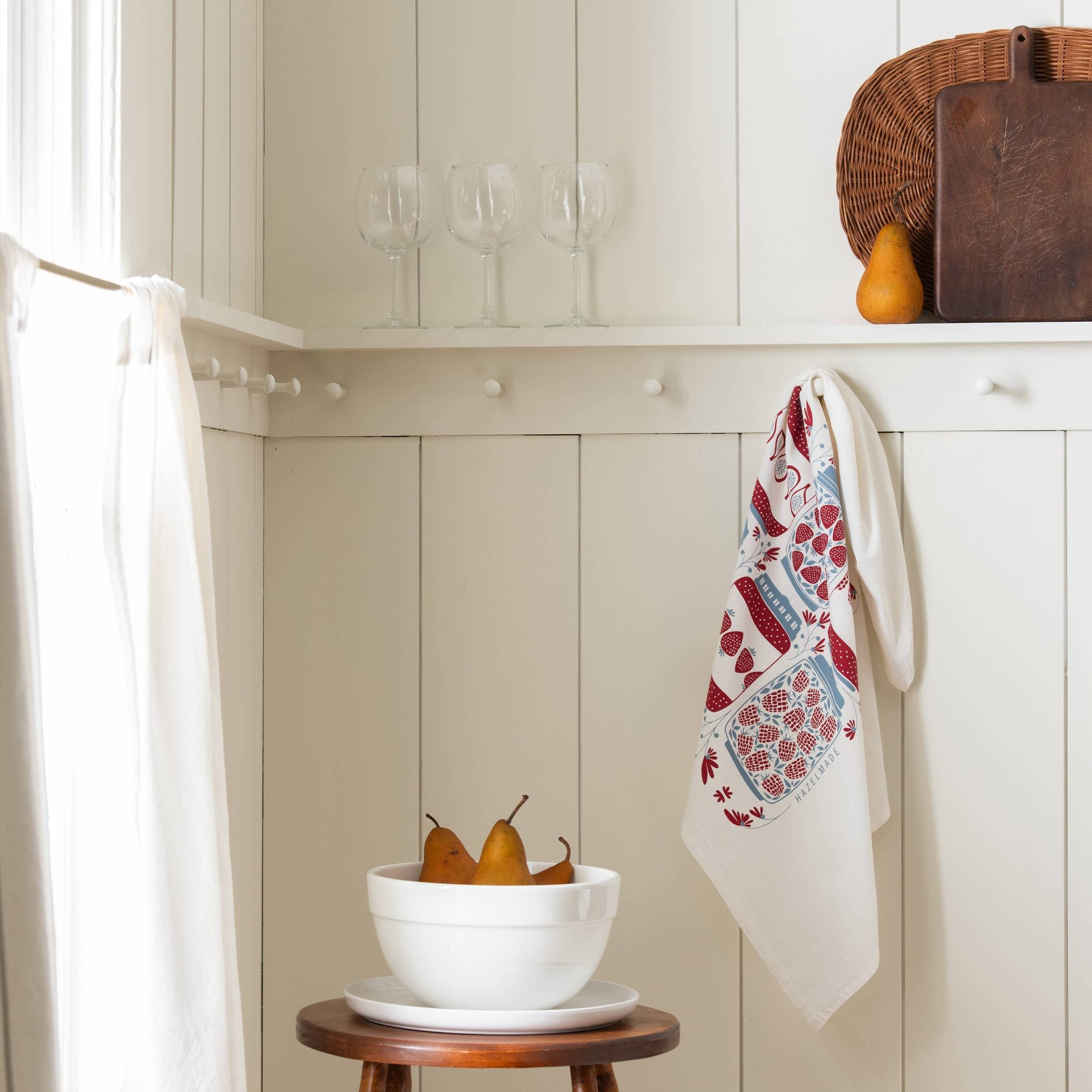 HAZELMADE - Jam Jars Tea Towel / Kitchen Decor / Midwest Made