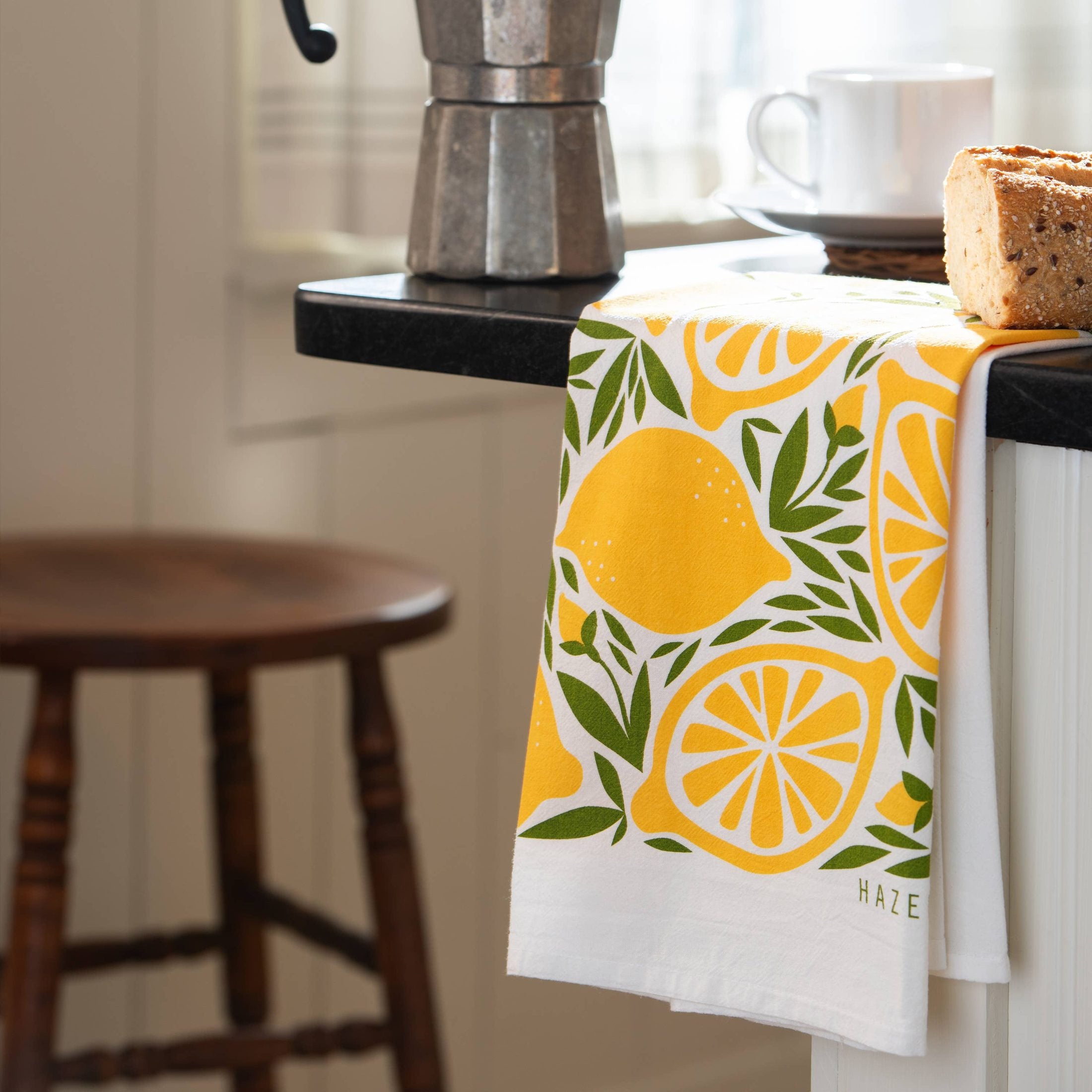 HAZELMADE - Lemon Tea Towel / Kitchen Decor / Midwest Made