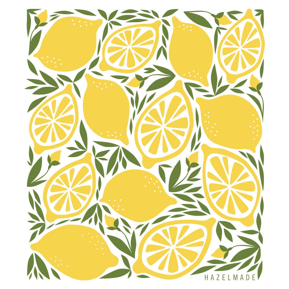 HAZELMADE - Lemon Tea Towel / Kitchen Decor / Midwest Made