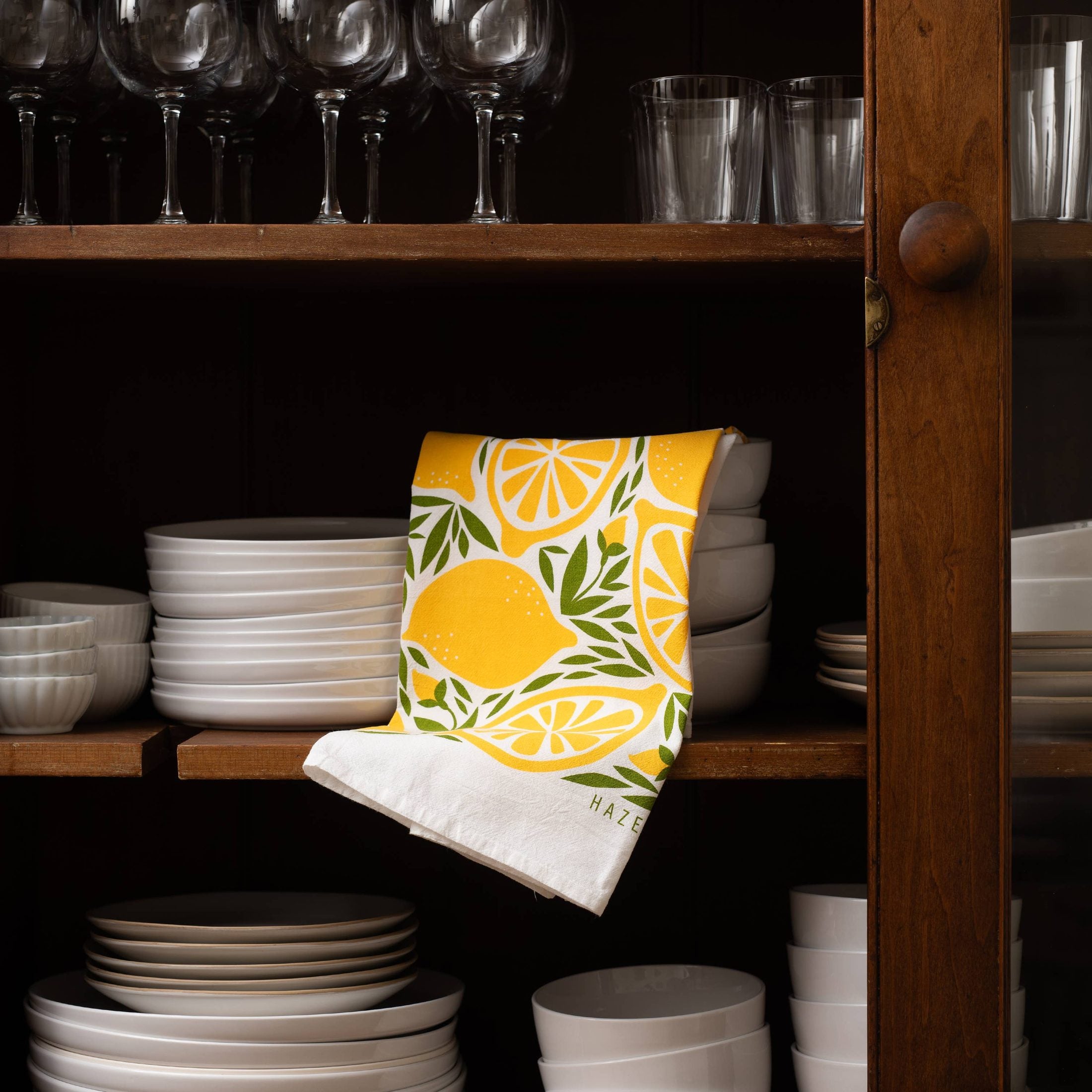 HAZELMADE - Lemon Tea Towel / Kitchen Decor / Midwest Made