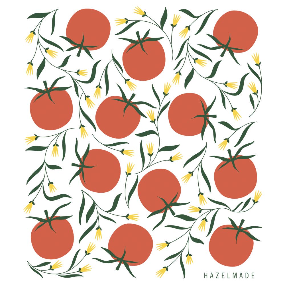 HAZELMADE - Tomatoes Tea Towel / Kitchen Decor / Midwest Made