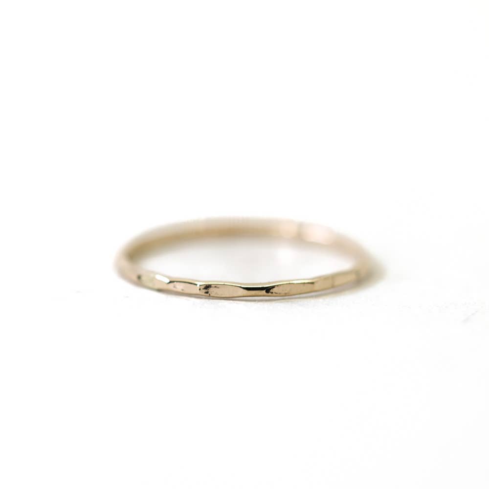 Hammered Stacking Rings Rings